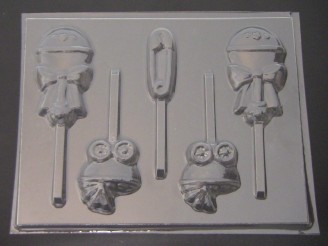 4224 Assorted Baby Chocolate or Hard Candy Lollipop Mold